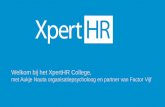Welkom bij het XpertHR College,...Duurzame inzetbaarheid is méér dan kenmerken van het individu (Williams et al., 2015) Capital Career Context ege management En dan nog iets: prosociaal