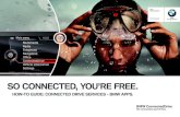 SO CONNECTED, YOU’RE FREE. - BMW › content › dam › bmw › common › topics › ... · PDF file CONNECTED DRIVE SERVICES – BMW APPS. 3 What does the function BMW Apps have