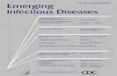 Emerging Infectious Diseases · Acting Leader, Center for Animal Health Monitoring Centers for Epidemiology and Animal Health Veterinary Services, Animal and Plant Health Inspection