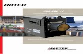 IDM-20 0 -V - AMETEK ORTEC€¦ · The IDM-200-V has been designed specifically for use in integrated measurement systems which require HPGe spectrometry. All the components are derived