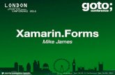Intro to Forms - GOTO Conference - GOTO Blog – GOTO ... · PDF file Option for OS – specific UI/UX elements Recommended for: Sophisticated UX (complicated gestures, animations,