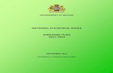 NATIONAL STATISTICAL OFFICE STRATEGIC PLAN 2012-2016 · 2019-01-30 · vi Executive Summary The National Statistical Office (NSO) has been implementing its activities based on strategic