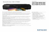 DATASHEET SureColor SC- SureColor SC-P400 DATASHEET Photo enthusiasts can create professional-quality photo prints on a range of media in the home and studio The SC-P400 combines professional