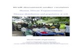 Human African Trypanosomiasis Disease distribution and ...€¦ · Human African Trypanosomiasis Disease distribution and population at risk ... east, namely Bengo, Kuanza-Norte,