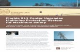 Florida 911 Center Upgrades Lightning Protection System ... · lightning strike tends to spread outward when it enters the ground," West explained. "By locating the tower's grounding