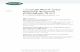 The Forrester Wave™: Partner - Chanimal · For SaleS enablement ProFeSSionalS the Forrester Wave: Partner relationship management Prm Platforms, 4 2013 4 2013, Forrester research,