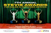 US$10.00 7TH ANNUAL STEVIE AWARDS › uploads › file › sascs13program.pdf · 7TH ANNUAL STEVIE ®AWARDS FOR SALES & CUSTOMER SERVICE Awards Banquet and Ceremonies Monday, February