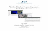 The Fire Weather Forecast Accuracy Assessment and ... · The Fire Weather Forecast Accuracy Assessment and Lightning Ignition Probability System User Guide STI-915053-6359-UG Prepared
