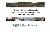The Handbook Honors Program 2019-2020 - …Honors Program; serves as an advisory board to the Honors Program Director; and oversees the evaluation of proposals and the Honors thesis