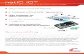 Draft netIC IOT Datasheet 11-2017 EN · netIC IOT is a step ahead. In future the device manufacturer can connect a TPM chip (Trusted Platform Module) via SPI and thus enhance netIC