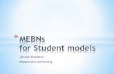Jeroen Donkers Maastricht University...Student Model = A representation of learner’s internal (hidden) variables and their relations *Attitudes, preferences, predispositions *Current