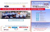 DISTRICT DE L’AUDE DE FOOTBALL...2017/04/13  · Fédération Française de Football Ligue du Languedoc Roussillon L’OFFICIEL 11 istrict de l’Aude de ootball BP 1037 – 7 Rue