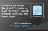 Stanislaus County Regional Greenhouse Gas Inventory ...stancounty.org/planning/pl/StanRST-Docs/County/STANISLAUS COU… · ICF will provide an Excel workbook with your baseline data