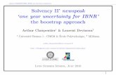 Solvency II' newspeak - GitHub Pages · Arthur CHARPENTIER, IBNR and one-year uncertainty Solvency II’ newspeak ‘one year uncertainty for IBNR’ the boostrap approach Arthur