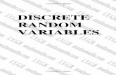 discrete random variables - MadAsMaths · Question 21 (***+) The probability distribution of a discrete random variable X is given by ( ) (4 0,1,2,3) P 1 4 2 0 otherwise k x x X x