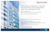 Unified Data architectures –Building the Instruments ... › pdfs › May3rd › Track C › 20… · Unified Data architectures –Building ... Big Data Systems Traditional Data
