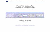 PstRotatorAz - QSL.net User Manual.pdfPstRotatorAz – Software for Antenna Rotators User’s Manual Rev. 2.8 7 Automatic tracking PstRotatorAz includes automatic tracking for almost