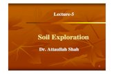 LectureLecture--5scetcivil.weebly.com/uploads/5/3/9/5/5395830/sm-lec-5_compatibility_mode.pdf · Today’s Lecture Purpose of Soil Exploration Different methods 1. Test trenches and