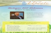 President, Dr. Carter Brown · Dr. Carter Brown, President of AGD, was . welcomed to the 2015 Michigan AGD Annual Membership Appreciation Day. The full day program by Dr. Monish Bhola