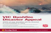 VIC Bushfire Disaster Appeal - Community · 2020-01-08 · The Bushfire Disaster Appeal is a management account of Community Enterprise Foundation™ ABN 69 694 230 518, The Bendigo