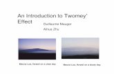 An Introduction to Twomey’ Effectaerosols.ucsd.edu/classes/sio209_presentation2.pdf · An Introduction to Twomey’ Effect Guillaume Mauger Aihua Zhu Mauna Loa, Hawaii on a clear