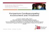 Peripartum Cardiomyopathy: Assessment and Treatment...Peripartum Cardiomyopathy: Assessment and Treatment Laxmi S. Mehta, MD, FACC The Ohio State University Medical Center Assistant