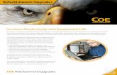 Refurbishment/Upgrades - COE Eagles · COE Press Equipment is experienced in bringing new life to existing equipment. Refurbishment can help bring an old coil feed line up to new