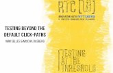 Testing beyond the default click-paths · (qtp/uft | protractor | APPIUM | webdriver.io) Speaker on 3, maybe 4, events this year Automation geek Open source contributor to multiple