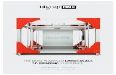 The large-scale FFF 3D printer for professional and ... · 3D printing affordable and available to more users. To achieve the best possible conditions for printing large objects a
