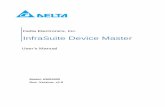 Delta Electronics, Inc. · 3.1 System Startup Startup the Device-Monitor from Start > Program Files > InfraSuite Device Master > Device-Monitor > Device-Monitor. A pop-up connection