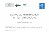 Surrogate minimisation in high dimensionsaws/BFSeminar24022017Fabrizia.pdf · Surrogate minimisation in high dimensions Fabrizia Guglielmetti (ESO) In collaboration with: ... 2013,