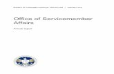 Office of Servicemember Affairs€¦ · The Office of Servicemember Affairs (OSA) monitors and analyzes complaints from servicemembers, veterans, and military families (collectively