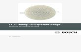 LC3 Ceiling Loudspeaker Range - Bosch Security and Safety 2019-06-10¢  LC3 Ceiling Loudspeaker Range
