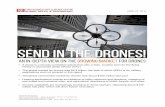 An in-depth view on the growing market for drones · •The global commercial market for drones was about $700 million last year •Leading applications include surveillance of utility