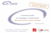 en Bourgogne Franche-Comté...La nouvelle région en quelques chiffres L'économie sociale en Bourgogne Franche-Comté - 2015 5 1 213 200 ménages fiscaux (4,6% du total national)