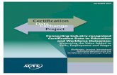 Connecting Industry-recognized Certification Data …...industry-recognized certificate or certification, a certificate of completion of an apprenticeship, a license recognized by