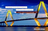 Digital Transformation of Transportation with MicroStrategy 10€¦ · applying advanced analytics across diverse and ... freight analytics and capacity optimization freight health