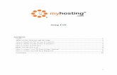 Setup FTP - myhosting.com · 2018-12-20 · This guide will help you understand how to setup FTP (File Transfer Protocol) on your system, ... By default, most Linux systems include