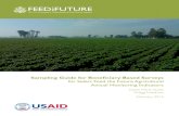 Sampling Guide for Beneficiary-Based Surveys for Select ... · Sampling Guide for Beneficiary-Based Surveys for Select Feed the Future Agricultural Annual Monitoring Indicators iii