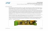 AN2264 APPLICATION NOTE - STMicroelectronics · AN2264 APPLICATION NOTE Three-Phase SMPS for low power applications with VIPer12A Introduction Some industrial applications require