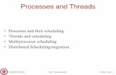 Processes and Threads · Module 2: Threads Intro • Traditional process – One thread of control through a large, potentially sparse address space – Expensive communication (IPC