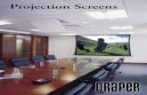 Projection Screens - AECinfo.com · Those products include projection screens, rear projection display systems, video projector mounts and lifts, plasma and LCD display mounts and