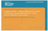 P901 Proficiency Qualification Legionella Management and ... · P901 Proficiency Qualification | Legionella – Management and Control of Building Hot and Cold Water Services Qualification
