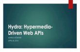 Hydra: Hypermedia-Driven Web APIs · 2014-04-30 · Abstract Hydra is a lightweight vocabulary to create hypermedia-driven Web APIs it enables the creation of generic API clients