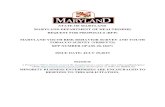 STATE OF MARYLAND MARYLAND DEPARTMENT OF … · Maryland Youth Risk Behavior Survey and Youth Tobacco Survey (YRBS/YTS) Solicitation #: OPASS 20-18471 RFP Document RFP for Maryland