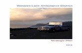 Western Lane Ambulance District...Western Lane Ambulance District Strategic Plan – 2016 Page 2 The Ambulance District’s internal strategic planning team was assembled from a cross-section