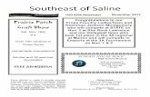 Southeast of Saline - usd306.k12.ks.us · Southeast of Saline USD #306 5056 East K-4 Highway Gypsum, KS 67448 785-536-4291 -251 0730 FAX 785-536-4247 Mr. Richard Proffitt Superintendent