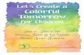 Colorful Tomorrow - AALECEalabamachildcare.org/wp-content/uploads/2017/05/program.pdfDare to think outside of the box & color outside of the lines. Training Sessions Wednesday, June