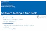 WS18-SE-12-Software Testing and Unit Tests › eise › WS18-SE-12-Software... · 2019-02-11 · Software Testing - Scope of Tests | The scope of a test is the collection of software