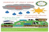 Arthington Show 2018 · responsibility for the health and safety of Society members, visitors, ehibitors, contractors, stewards, volunteers and members of the public who are attending